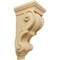 Ekena Millwork 4 1/2"W x 5"D x 10"H Medium Traditional Wood Corbel, Alder CORW05X05X10TRAL - alternate 1